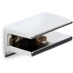 Reggimensola fisso per vetro, serie GLASS S, in Zama, Cromato Lucido. Marchio REI características