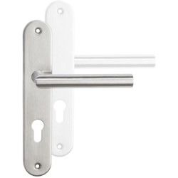 Tectake - Maniglia per porta in acciaio inossidabile - PZ - argento en oferta