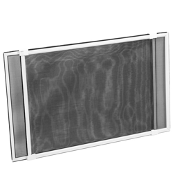 PrimeMatik - Zanzariera scorrevole per finestra 50 cm x max 142 cm in alluminio bianco características