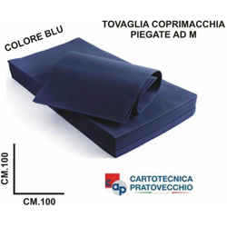 Tovaglia Coprimacchia Tnt 100X100 Set 25 Pz. Blu características