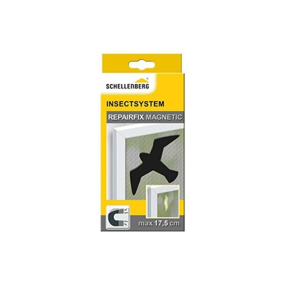 50777 protezione dagli insetti – Kit di riparazione Magnetic foglio magnetico: zanzariera riparare, 1 pezzi - Schellenberg