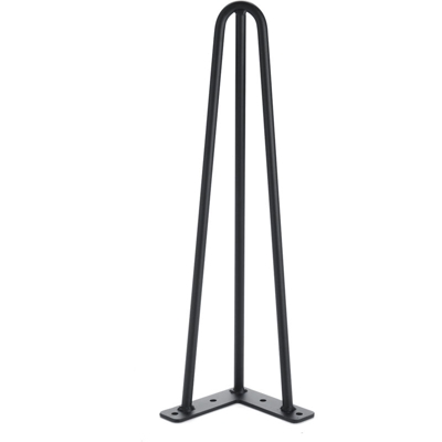 4x gambe da tavolo in metallo 16 "/ 41 cm