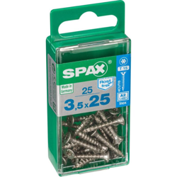 Set Di 25 Viti In Acciaio Inox Svasata Testa Torx Spax, Diam.3.5 Mm X Mm L.25 en oferta