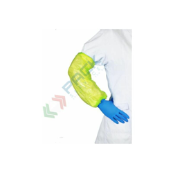 Manicotto monouso in polietilene (LDPE), spessore 0,018 mm, colore giallo, conf. 100 pz (Giallo) en oferta