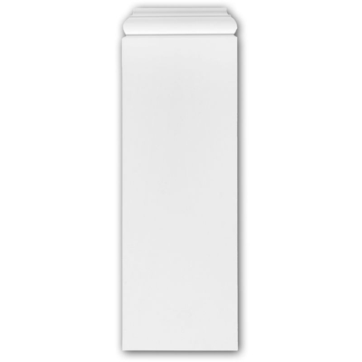 Base di pilastro 123100 Profhome elemento decorativo design classico senza tempo bianco