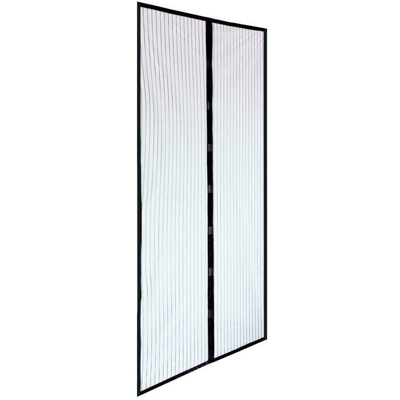 Zanzariera Magnetica Riducibile - a Pannelli - 140x250 - Regolabile Adattabile - Grigia
