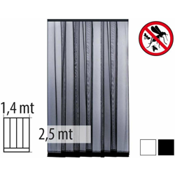 zanzariera irs ecco strip 140x250 cm nero precio