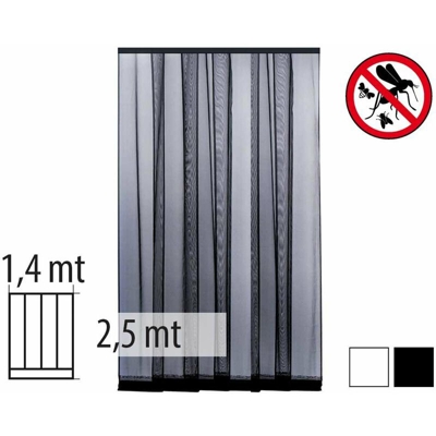 zanzariera irs ecco strip 140x250 cm nero