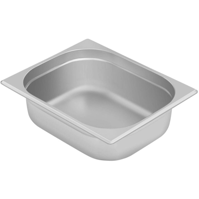 Contenitore Gastronorm Norma Gn 1/2 100 Mm 6 Litri Max. Acciaio Inossidabile - Royal Catering