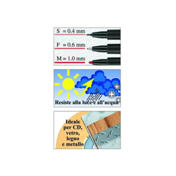 152551 marcatore permanente Blu 1 pezzo(i) - Faber-castell precio