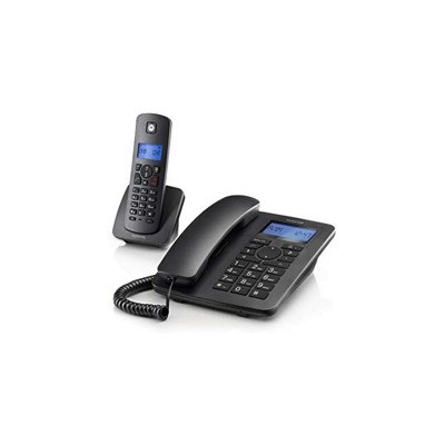 c4201 nero combo telefono fisso e cordless - Motorola