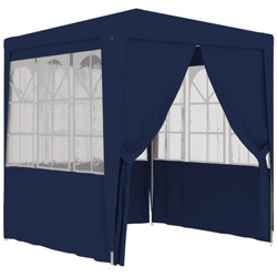 Gazebo Professionale Con Pareti 2,5x2,5 M Blu 90 G / m² precio