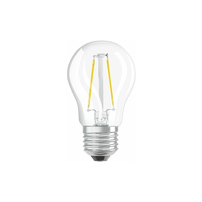 Osram Lampadine Led Retrofit Filament Classic P E27 Bli, Vetro, Chiara, 25 W, a sfera