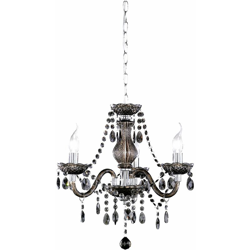 Sydney Black - Lampadario con 3 punti luce nero precio