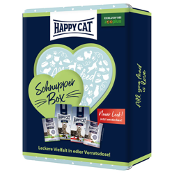 Pacco misto Happy Cat - 300 g Manzo, 300 g Pollame, 50 g Agnello, 50 g Salmone características