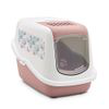 Toilette per gatti Savic Nestor Impression "Flamingo" - rosa / bianco con stampa "Flamingo" precio