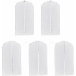 5X Copertura per indumento antipolvere Copertura completa per custodia Custodia per borsa trasparente pieghevole da appendere 60 * 120 cm - Litzee en oferta