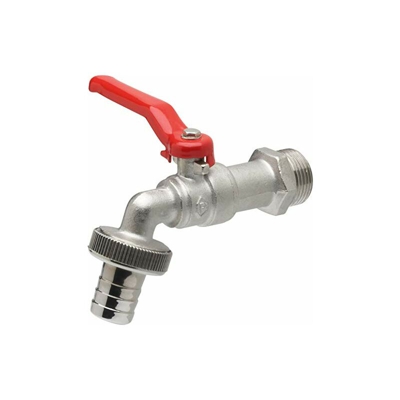 Rubinetto a Sfera con Attacco per Tubo, in Ottone di Alta qualità, Ideale Come portalampada Esterno per Serbatoio di Acqua