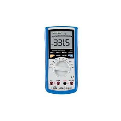 Peaktech - Peak Tech professionale multimetro digitale – 3999 cifre con interfaccia RS232 e software per PC – Cat IV 600 V – Volt Meter/amperometro,