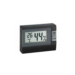 30.5005.01 - Mini termometro, temperatura e umiditÃ , interno nero - Tfa Dostmann en oferta