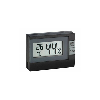 30.5005.01 - Mini termometro, temperatura e umiditÃ , interno nero - Tfa Dostmann