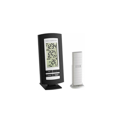 30.3037.01 TFA Basic Termometro Radio Controllato, Nero - Tfa Dostmann en oferta
