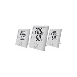 B0341 Igrometro interno, termometro digitale portatile igrometro interno/esterno, idrometro con alta precisione, visualizzazione comfort per la en oferta