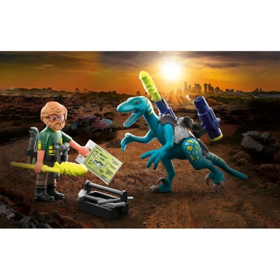 ® Dino Rise Zio Rob: Armarsi per la battaglia 70629 - Playmobil