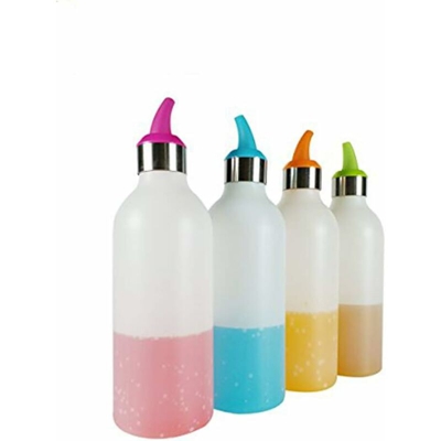 Bottiglie da spremere per sciroppo, salsa, ketchup, condimento, conservazione, set di 4 - Litzee