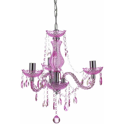 Sydney Lilac - Lampadario con 3 punti luce lilla