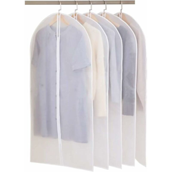 Fodere per indumenti, 5 pezzi di fodere per indumenti trasparenti lavabili, antipolvere impermeabile anti-falena, borsa per indumenti con cerniera, en oferta