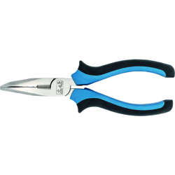 KLASS - PINZA BECCHI MEZZI TONDI LUNGHI CR-V MM.200 CURVI manici isolati e impugnatura ergonomica características