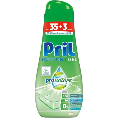 GEL GREEN TUTTO IN 1 DETERSIVO LAVASTOVIGLIE 38 LAVAGGI - Pril