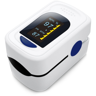 [CE, FDA, certificazione ISO] Pulsossimetro a clip da dito AS-303 bianco
