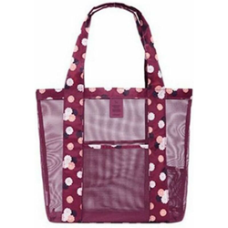 Borsa da spiaggia a rete Borsa a tracolla da spiaggia Borsa a tracolla Donna 35 * 35 * 12CM Rosso ?verde? - Litzee precio