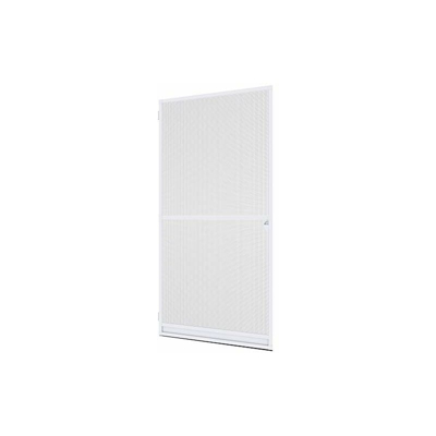 Porta Girevole Zanzariera tettoia Expert, Telaio in Alluminio per Porte, accorciabile singolarmente, 100 x 210 cm, Bianco, 03902 - Windhager