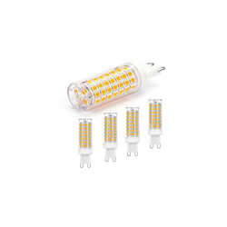 Ver Lampadina a LED G9, 5 W, 500 lumen, 3000 K, luce bianca calda, senza sfarfallio, non dimmerabile, angolo di 360 gradi, sostituisce lampadine alogene y sus características Lampadina a LED G9, 5 W, 500 lumen, 3000 K, luce bianca calda, senza sfarfallio, non dimmerabile, angolo di 360 gradi, sostituisce lampadine alogene en oferta