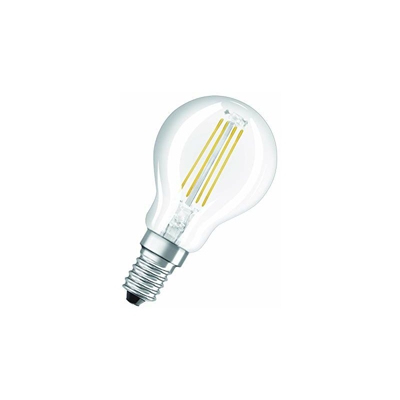 Sfera Lampadine LED, 4 W Equivalenti 40 W, Attacco E14, Luce Calda 2700K, Confezione da 10 Pezzi - Osram
