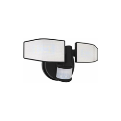 faretto a LED con sensore di movimento, regolabile, 400 lumen, resistente agli spruzzi d'acqua, 5000 K, bianco freddo (nero) - Northpoint en oferta