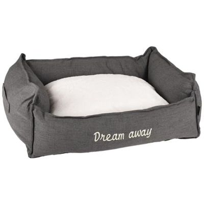 Letto Per Cani Con Chiusura Lampo Dream Away Grigia 90x70 Cm