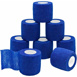 8 rotoli Benda coesiva autoadesiva Benda adesiva Benda di fissaggio Benda Benda elastica Benda in gesso per dita, mani, dita dei piedi e piedi 5 cm X características