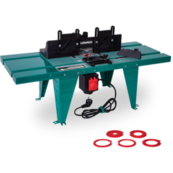 Banco per fresatrici. Universale. Per fresatrici con piastra di base fino a Ø155mm e a 1800W di potenza - Vonroc precio