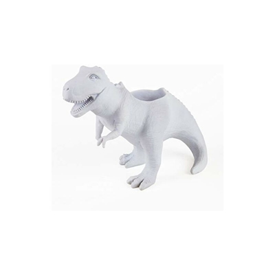 T-Rex - Vaso per piante, colore: Bianco - Gift Republic