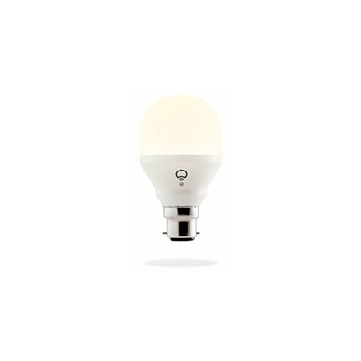 L3A19MW08B22 Mini White B22 Lampadina a LED Wi-Fi Smart, Regolabile, Bianco Caldo, non Richiede un Hub, Funziona con Alexa, Apple HomeKit e Google