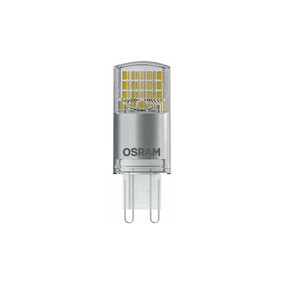 LED PIN G9 Confezione da 10 x LED PIN G9, Lampada LED: G9, 3.80 W = Equivalente a 40 W, Bianco Caldo, 2700 K, Chiaro, Taglia Unica - Osram