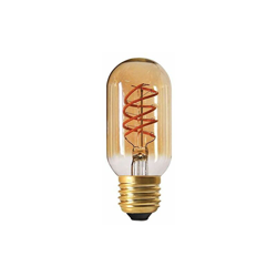 Girard Sudron 716629-LED - Lampadina tubolare T45 LED a filamento attorcigliato, attacco E27, luce bianca calda, 200 lumen, dimmerabile, 4 W, ambra en oferta