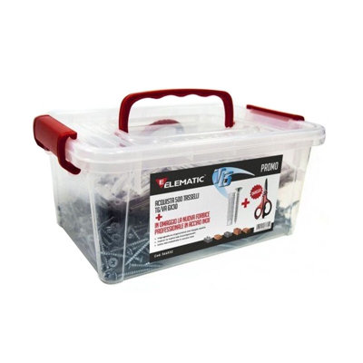 Vaschetta Spit da 500 T6 tasselli T6/VA 6x30 con forbice omaggio 566532