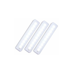 WRalwaysLX 10 lampade LED a batteria wireless Motion luce notturna portatile magnetica di sicurezza per armadi, corridoi, scale (3 pz.) características