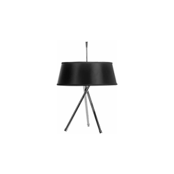 Ref.16002 Lampada da tavolo, nichelato, nero, 49/31 x 72 cm - Eurocinsa características