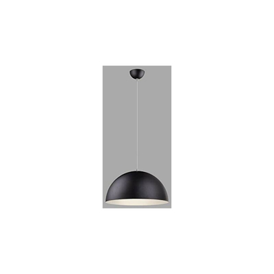 RODDIE - Lampadario a sospensione in stile scandinavo, Ã? 39 cm, LED o lampadina, E27, metallo, nero